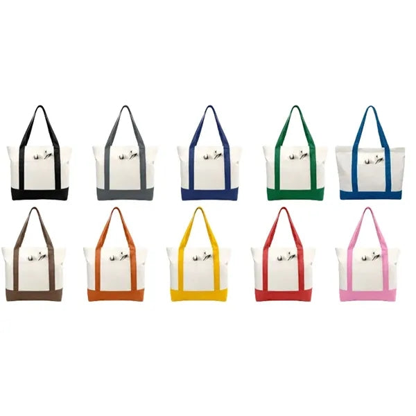 Colorful Handheld Spliced Canvas Bag