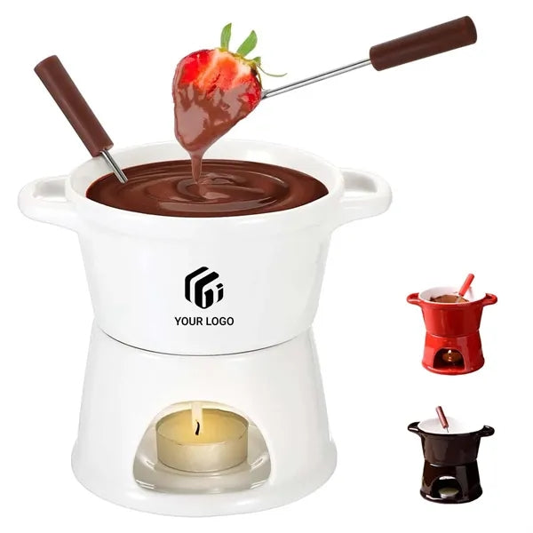 Kitchen gadget wedding gift ceramic chocolate fondue cup