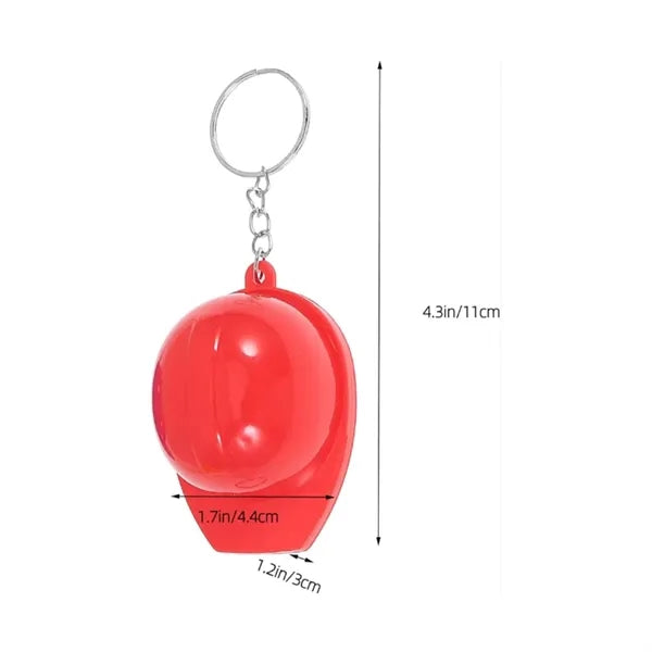 Construction Hard Hat Bottle Opener w/ Keychain