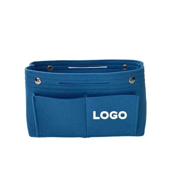 Medium Multi functional Felt Cosmetic Bag Makeup Handbag