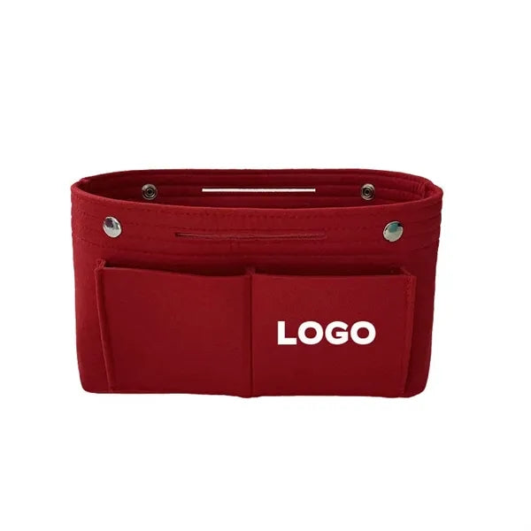Medium Multi functional Felt Cosmetic Bag Makeup Handbag