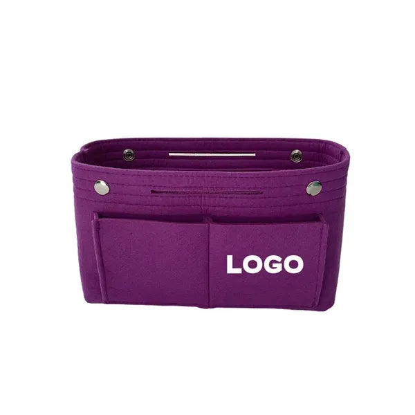 Medium Multi functional Felt Cosmetic Bag Makeup Handbag