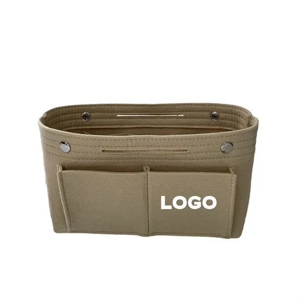 Medium Multi functional Felt Cosmetic Bag Makeup Handbag