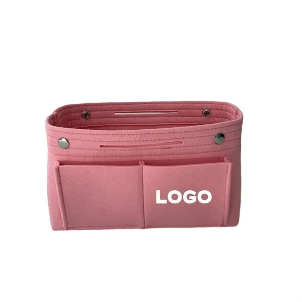 Medium Multi functional Felt Cosmetic Bag Makeup Handbag