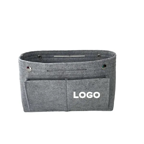 Medium Multi functional Felt Cosmetic Bag Makeup Handbag
