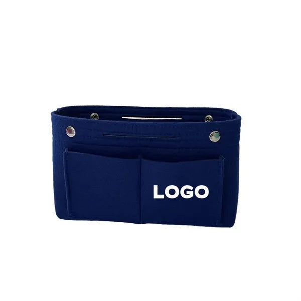 Medium Multi functional Felt Cosmetic Bag Makeup Handbag