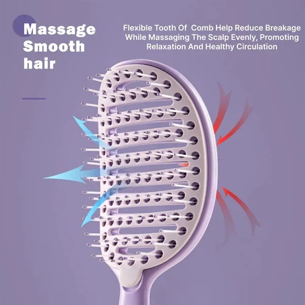 Detachable Air Cushion Scalp Massage Comb ABS Durable