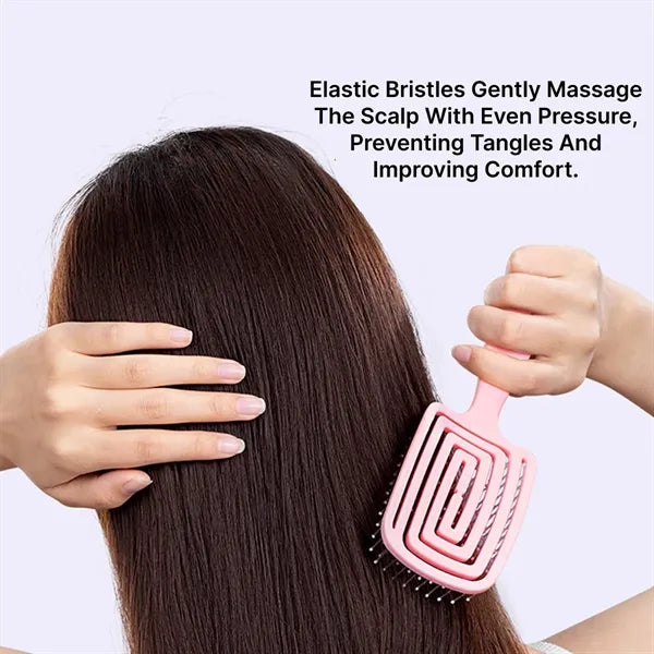 Hollow Square Blow Dry Massage Comb ABS Durable Brush