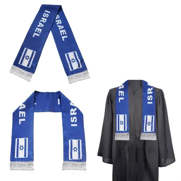 Double Side Polyester Full Sublimation Scarf With Fringe
