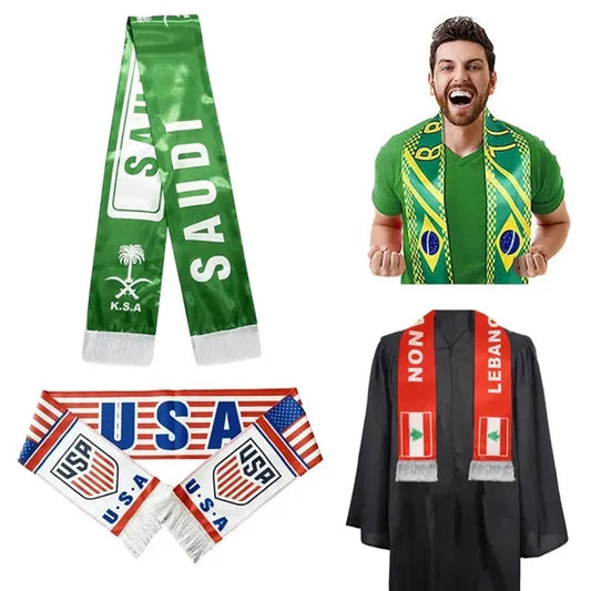 Double Side Polyester Full Sublimation Scarf With Fringe