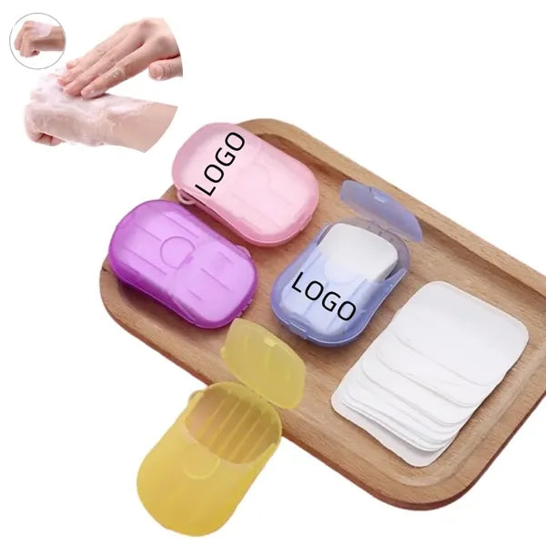Portable Disposable Mini Hand Soap Sheets for Travel Outdoor