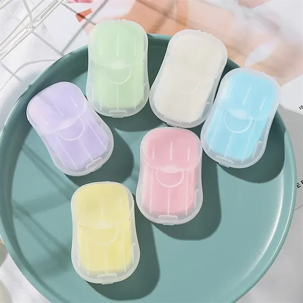 Portable Disposable Mini Hand Soap Sheets for Travel Outdoor