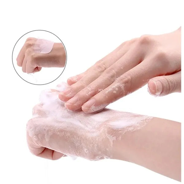 Portable Disposable Mini Hand Soap Sheets for Travel Outdoor