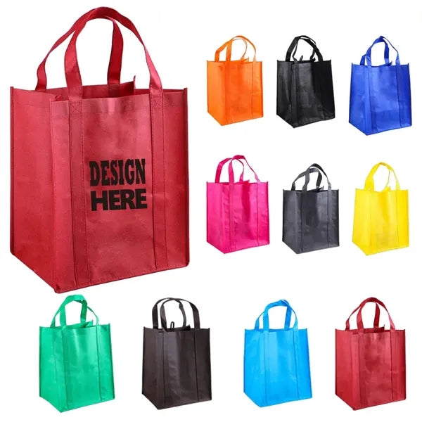 Logo Non-Woven Fabric Tote Bags for Shopping