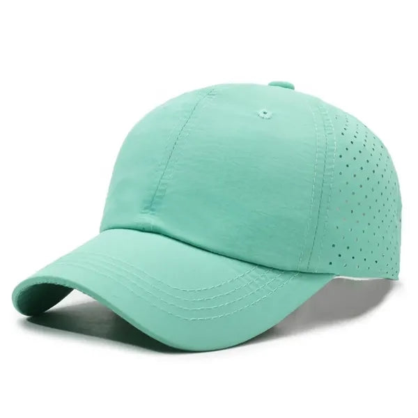 Quick Dry Performance Hat Custom Breathable Cap for Sports