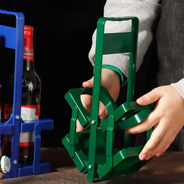 Beach picnic foldable portable cup holder drink carrier
