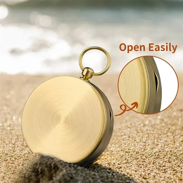 Copper Compass Pocket Navigation Watch