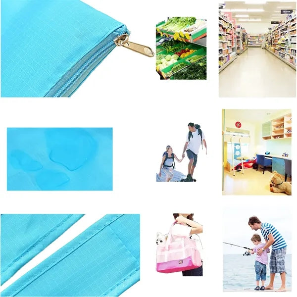 Folding Portable Oxford Cloth Tote Shopping Bag