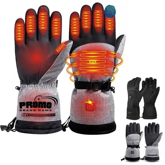 Heated Winter Outdoor Sports Skiing Gloves For Men Women