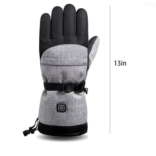 Heated Winter Outdoor Sports Skiing Gloves For Men Women