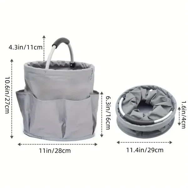 Portable Foldable Garden Tool Basket