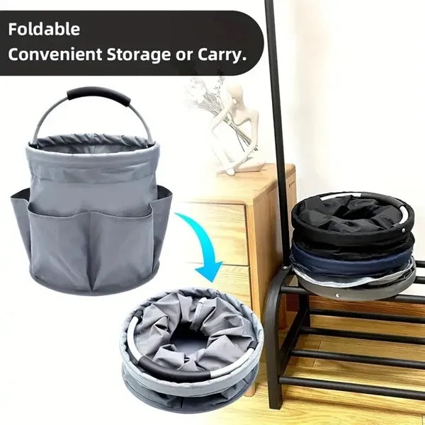 Portable Foldable Garden Tool Basket