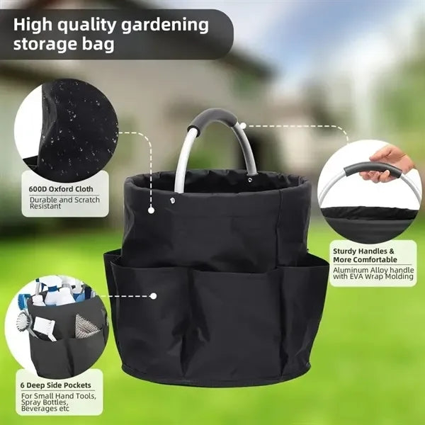 Portable Foldable Garden Tool Basket
