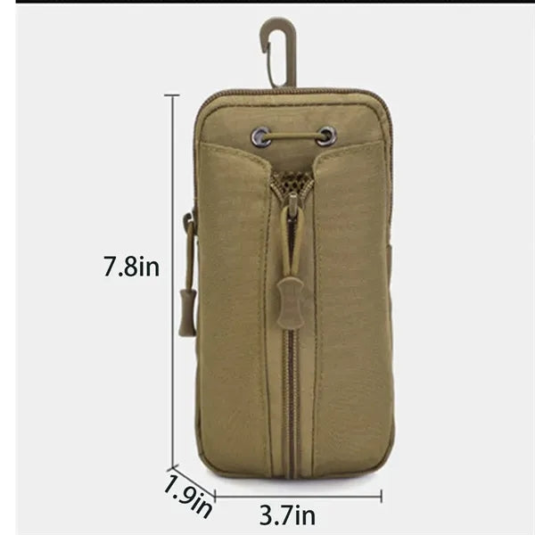 Outdoor Water Bottle Bag With Belt Hook Mobile Phone