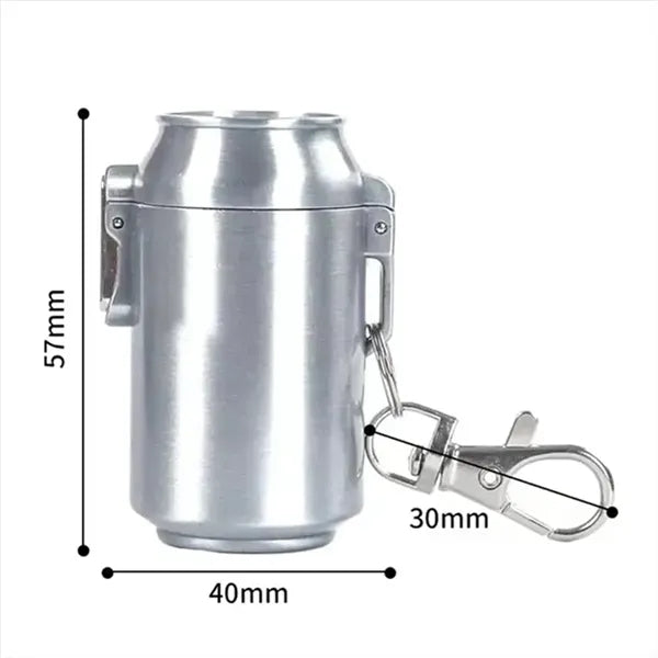 Ashtray with One-Touch Lid & Carabiner
