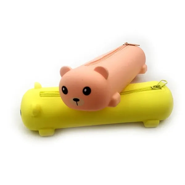 Candy Color Silicone Pen Case