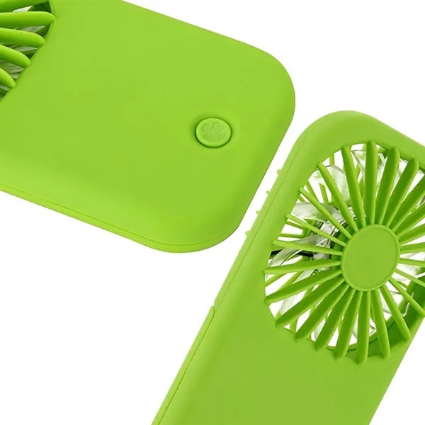 Portable Foldable USB Fan With Stand and Custom Logo