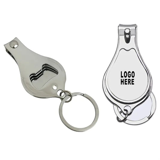 2 in 1 Stainless Steel Nail Clipper w/ Bottle Opener