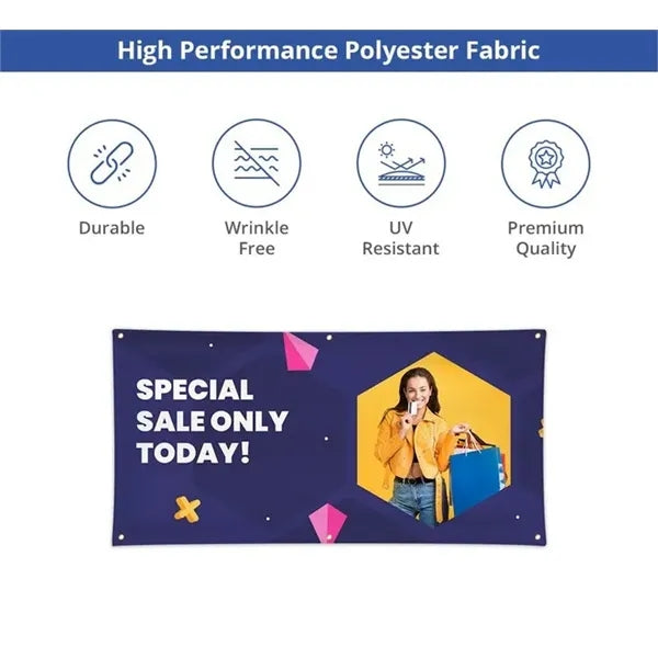 Vinyl Banner - Single Sided Only (1Ft x 1Ft)