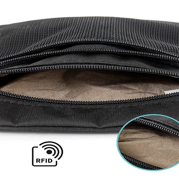 RFID-Blocking Waterproof Neck Passport Holder