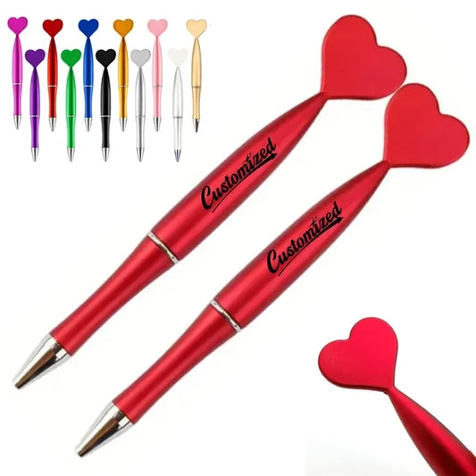 Heart Shaped Ballpoint Pen in Assorted Colors