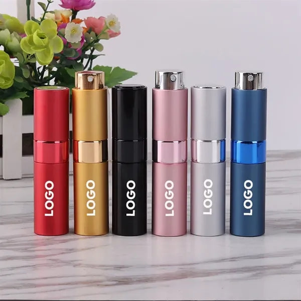 Empty Twist Up Refillable Perfume Spray Bottle 8ML