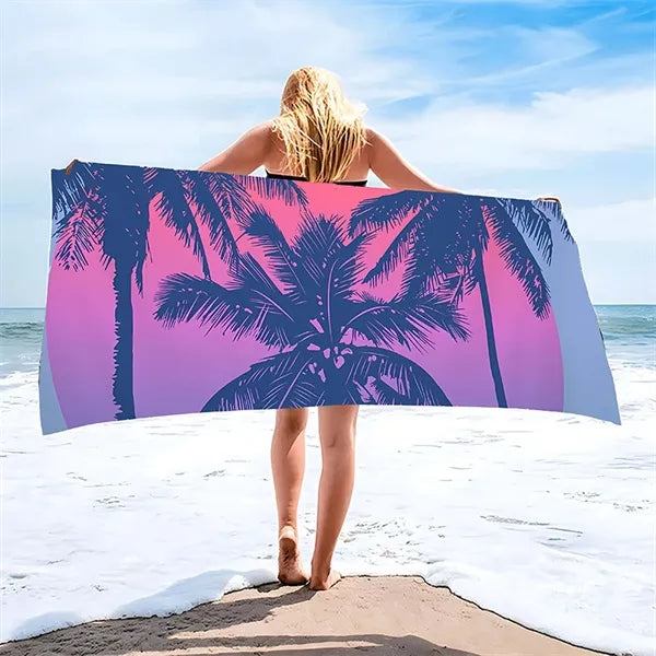 Microfiber Beach Towel 160x80cm Fast Drying
