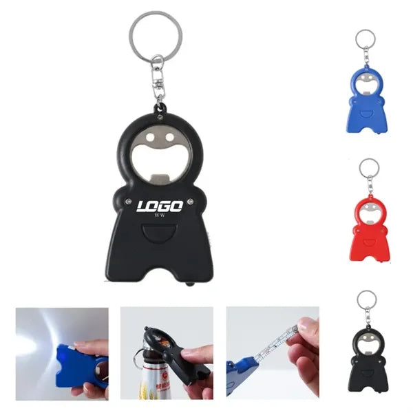 4 In 1 Multifunctional Keychain With Bottle Opener