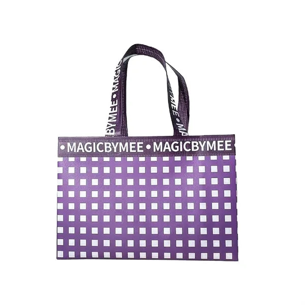 Non-woven Clothing Store Shopping Grid Handing Gift Bags