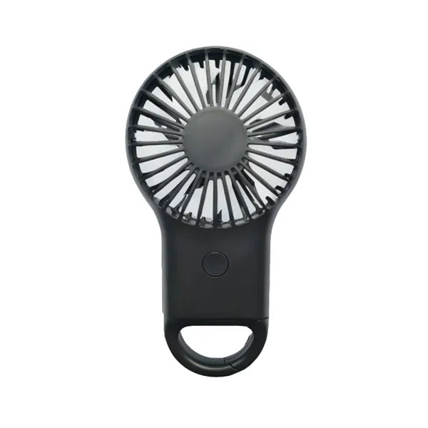 Rechargeable LED Fan With Carabiner