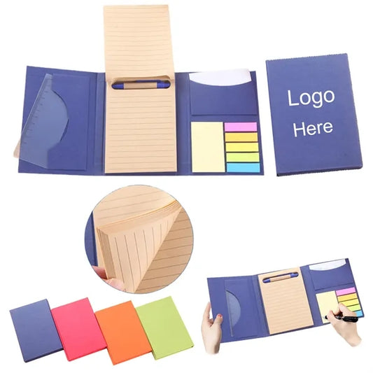 Multifunctional Kraft Paper Notebook Set With Pen And Tools