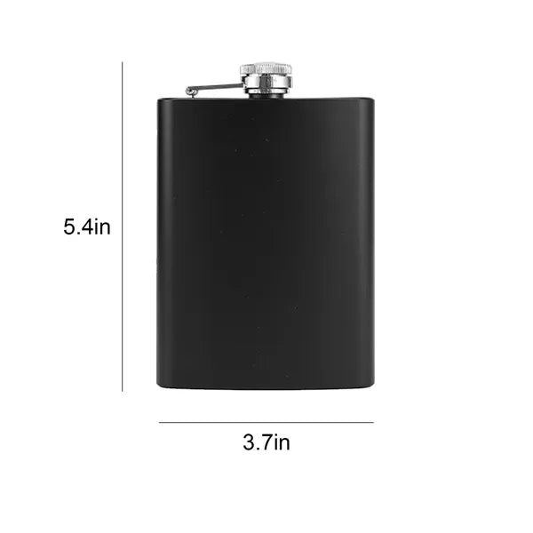 8Oz Stainless Steel Hip Flask For Liquor With Funnel