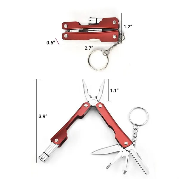 Mini Folding Multi-Function Pliers with Lamp