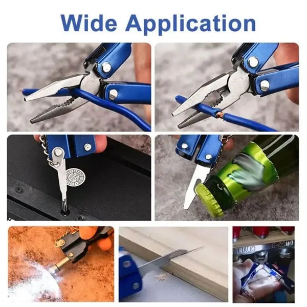Mini Folding Multi-Function Pliers with Lamp