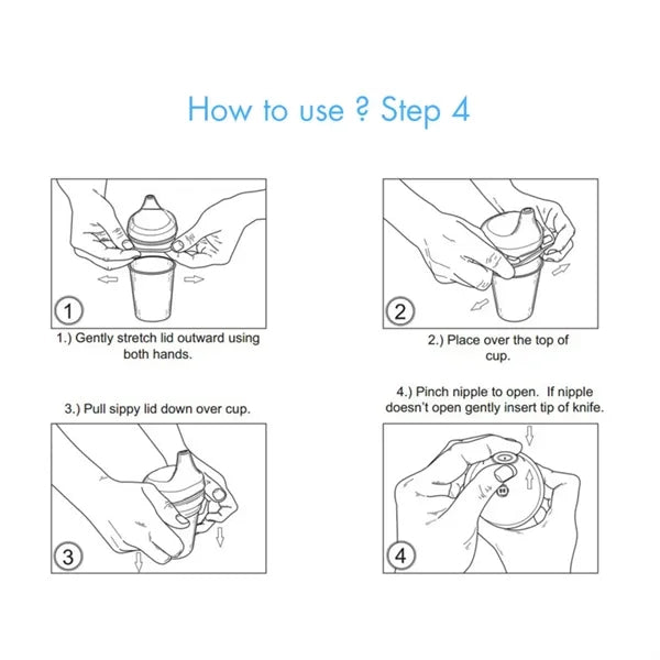 Universal Leak-Proof Silicone Cup Lid