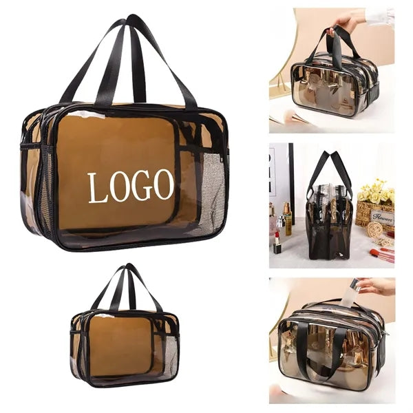 Waterproof PVC Toiletry and Cosmetic Bag