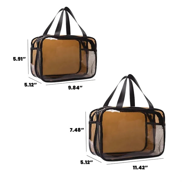 Waterproof PVC Toiletry and Cosmetic Bag