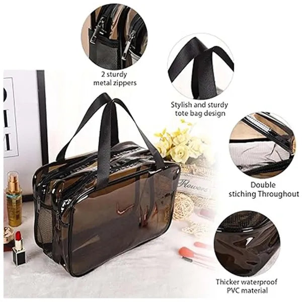 Waterproof PVC Toiletry and Cosmetic Bag