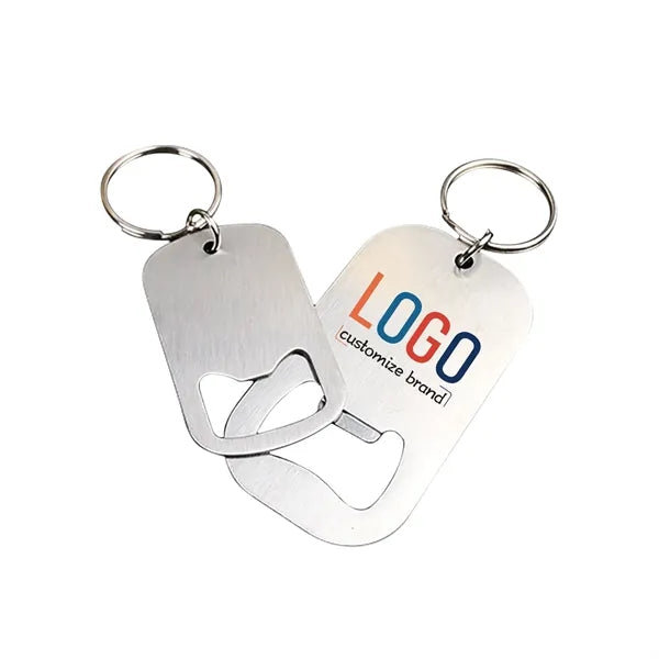 Mini Flat Beer Bottle Opener With Keychain For Drinking