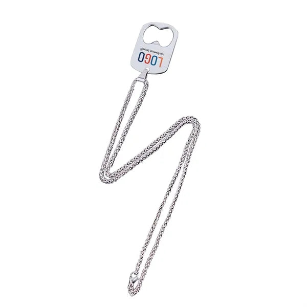 Signature Necklace Charm Pendant Drink Bottle Opener
